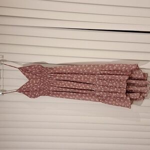 Purple floral sundress